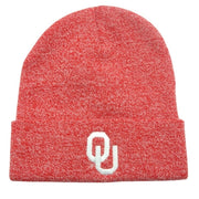 Legacy University of Oklahoma OU beanie hat with embroidered Sooners logo, warm knit cap for Oklahoma fans.