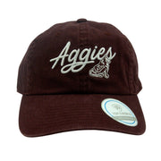Women's Texas A&M Aggies hat by Top Of The World featuring Reveille embroidery and adjustable OSFM fit.