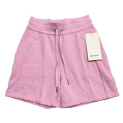 Lululemon women's Scuba High-Rise Short 5-inch in size 2, blue athletic shorts with a high waistband and comfortable fit.