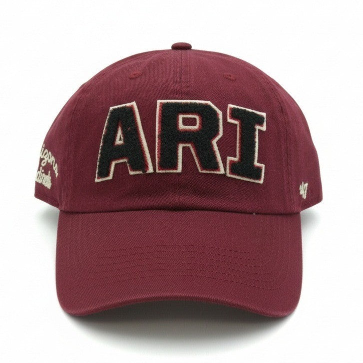 Arizona Cardinals women’s adjustable hat by ’47 Brand, featuring team logo and classic cap design, in a neutral color.