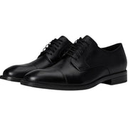 Cole Haan men's Modern Essentials Cap Oxford flats in size 11M, black leather with sleek, polished design and classic cap toe.