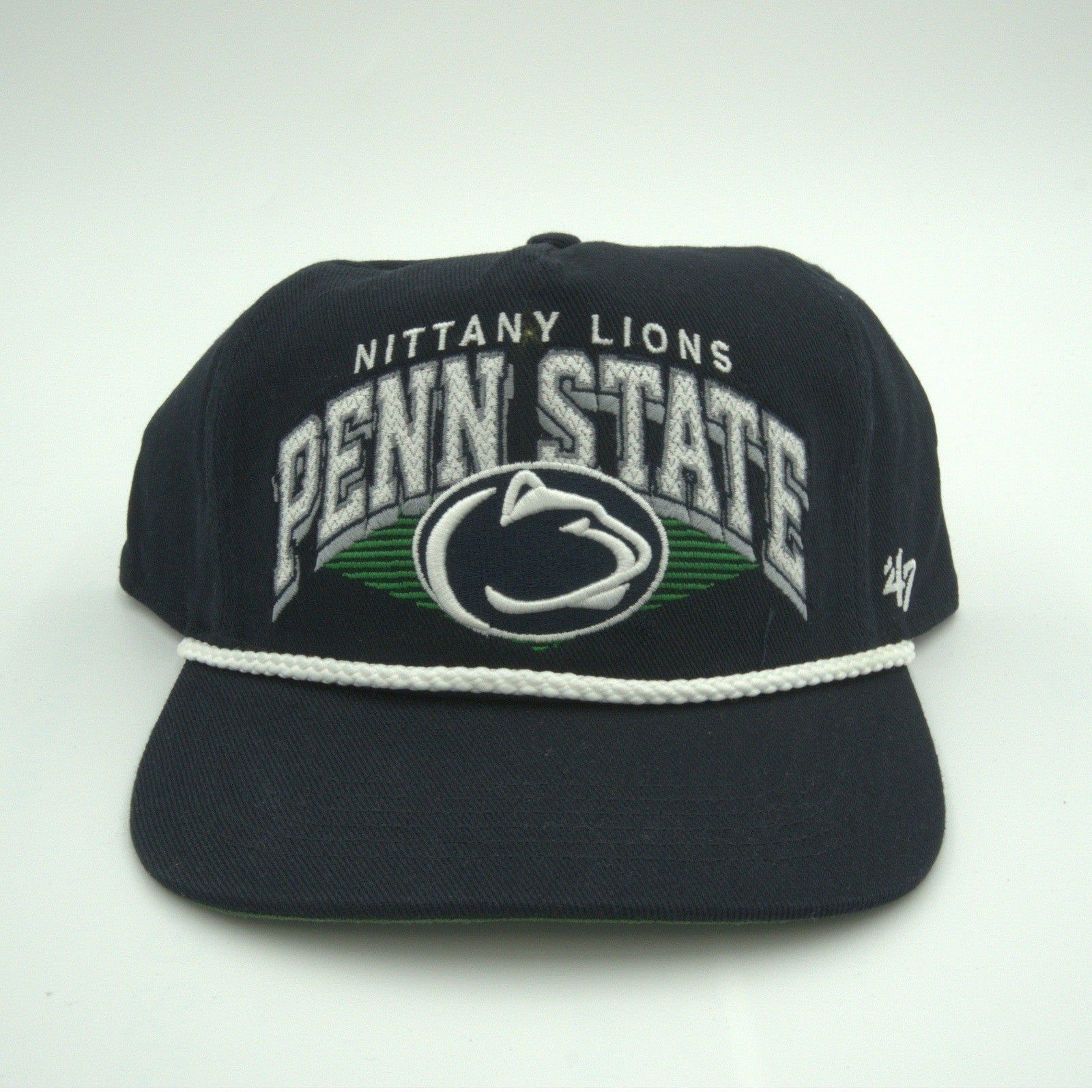 NCAA Penn State Nittany Lions '47 Brand rope hat featuring adjustable snapback and team logo embroidery.