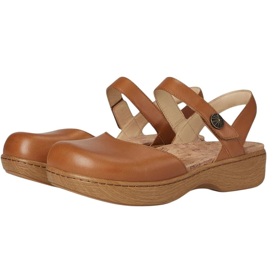 Alegria Opal Mary Jane shoes in latte color, women’s size 9.5–10, featuring stylish sneaker design with comfortable fit