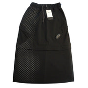 Black Nike Air Jordan women's convertible skirt, mid/full length, featuring sporty design and comfortable fit.