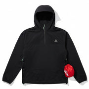 Nike ACG Trail Snacks Storm-FIT ADV jacket for men in black, featuring durable fabric and sporty design, size small.