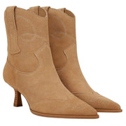 Circus NY Sam Edelman women's Yolanda sandals in golden caramel with straps and low block heel, size 10M, on a neutral background.