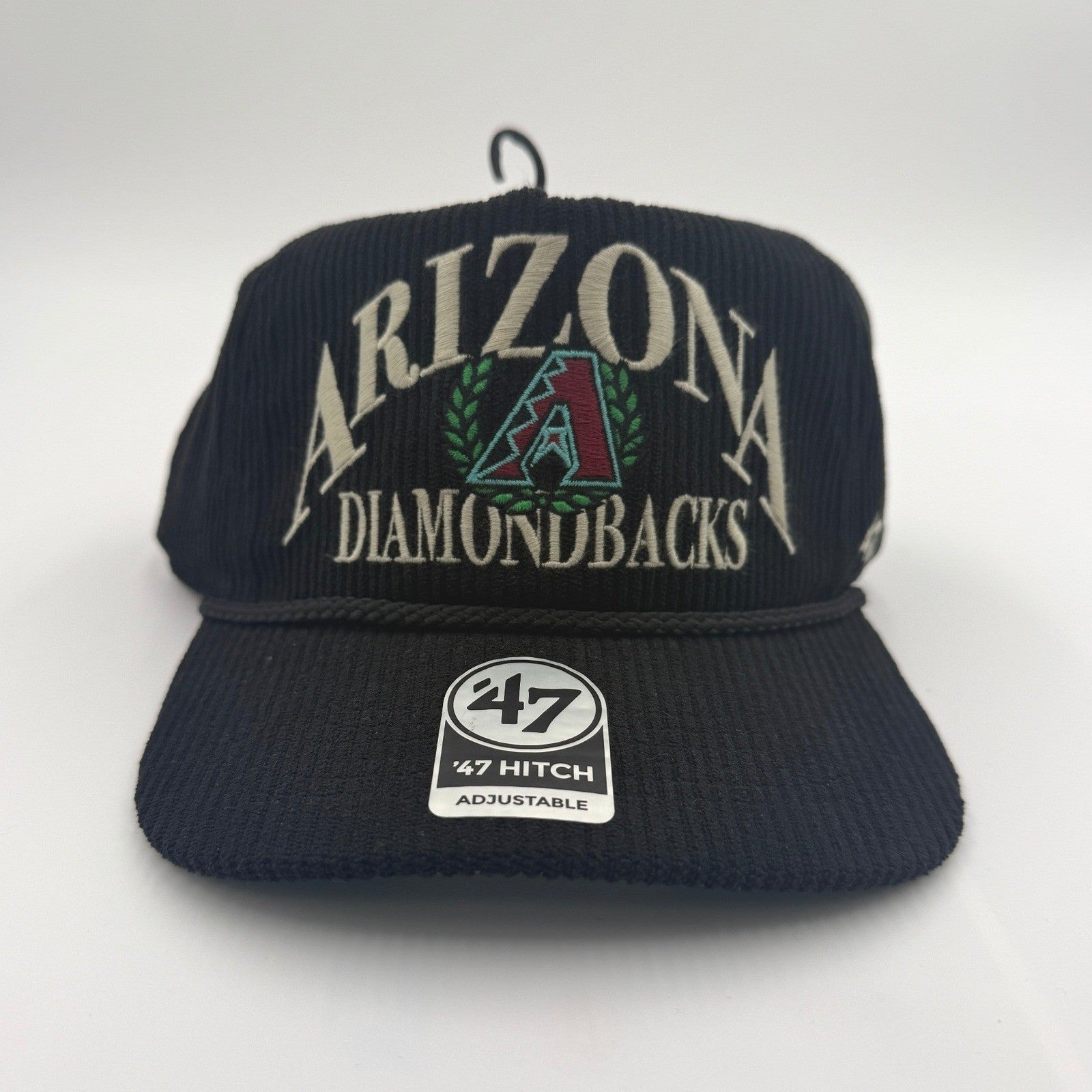 Arizona Diamondbacks '47 Brand hitch adjustable baseball hat, one size fits all, featuring team logo and classic design.