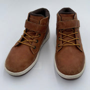 Polo Ralph Lauren POLO Youth 13 RF103210 court sneakers with white leather upper and rubber sole, designed for kids.