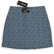 Walter Hagen P11 Sculpt Skort in Dogwood Ditsy print, women's small size, showing the 17-inch golf skort with floral pattern.