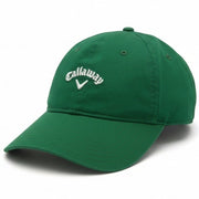 Callaway Golf Lucky Shamrock adjustable hat with green shamrock embroidery, perfect for St. Patrick's Day celebrations.