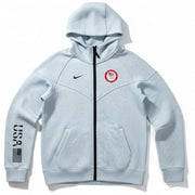Nike Tech Fleece Windrunner Hoodie Team USA Paralympic 2024, navy blue hoodie with Nike logo and USA Paralympic branding.