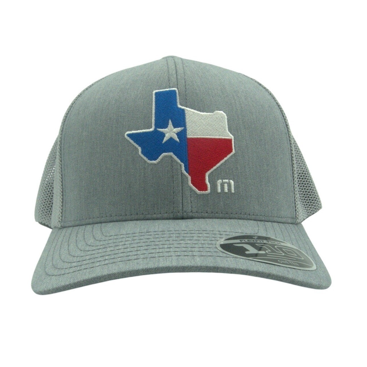 TravisMathew "Bat Watching" Texas embroidered performance snapback hat, featuring detailed bat and Texas design on the front.
