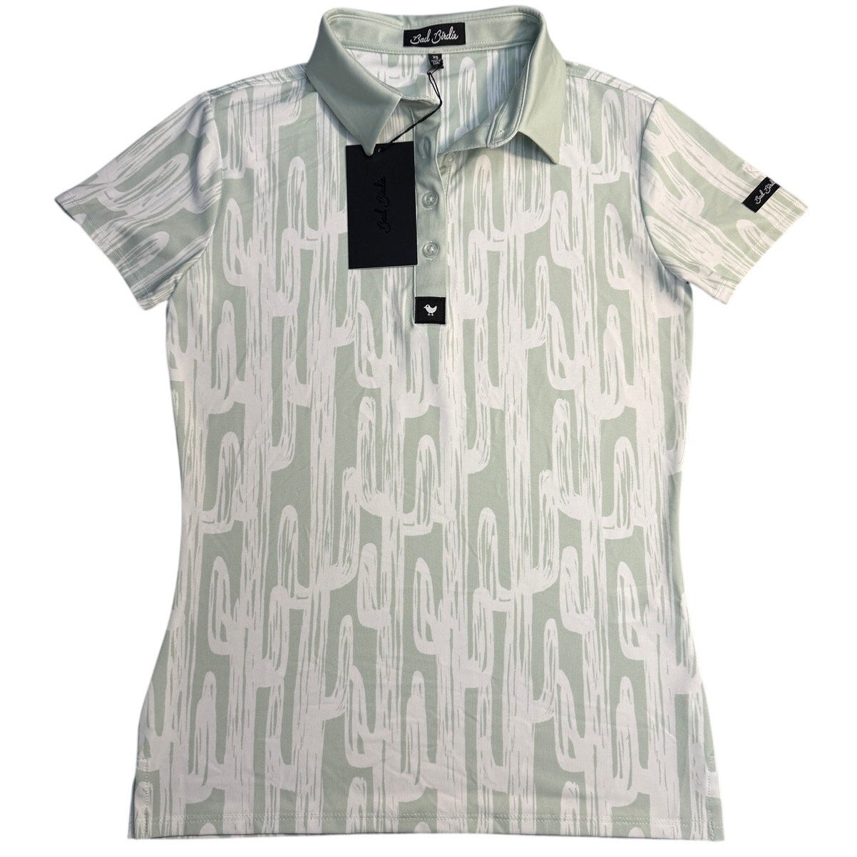 NWT Bad Birdie women's core short sleeve t-shirt in desert road color, size XS, featuring a casual, comfortable fit.