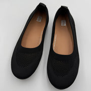 New FitFlop Allegro Knit Ballet Flat for women, size 8, featuring a soft knit upper and sleek flat design.