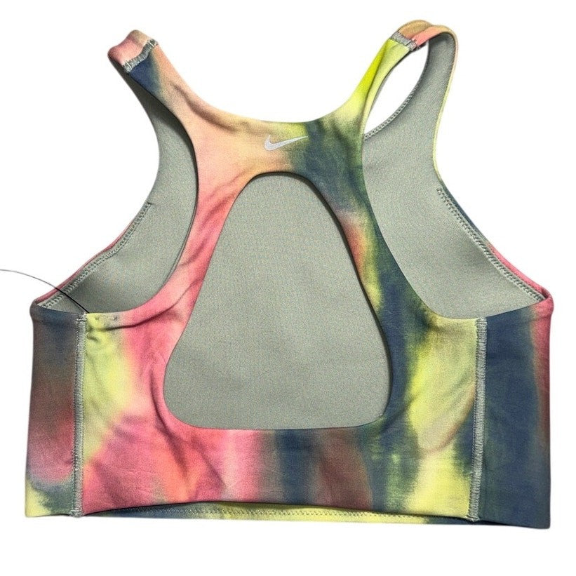 Nike One Medium Support Training Sports Bra in multicolor, women's XS, with adjustable straps and breathable fabric.