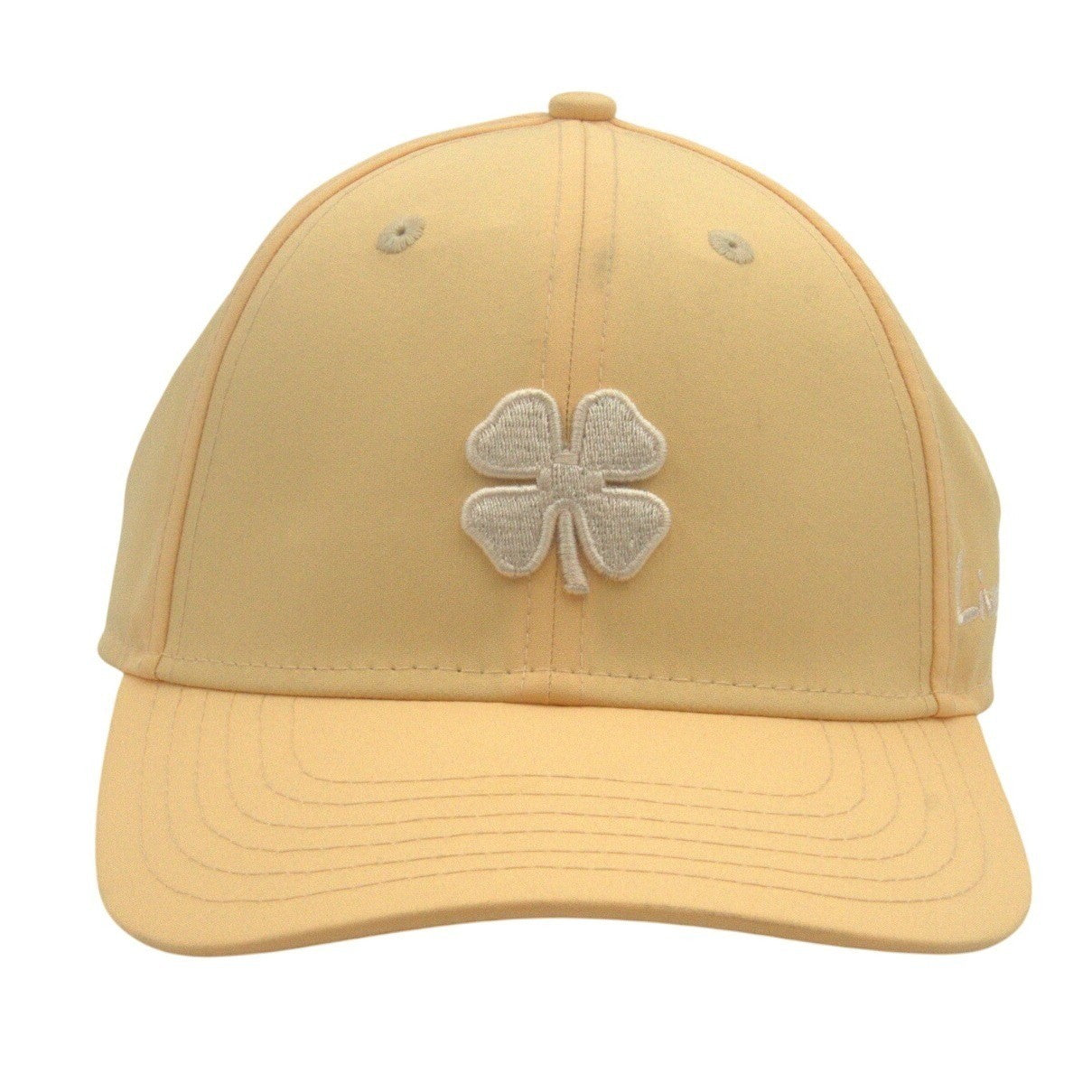 Live Lucky Hollywood 18 adjustable unisex hat in apricot with a curved brim and embroidered logo, casual style for all-day wear.