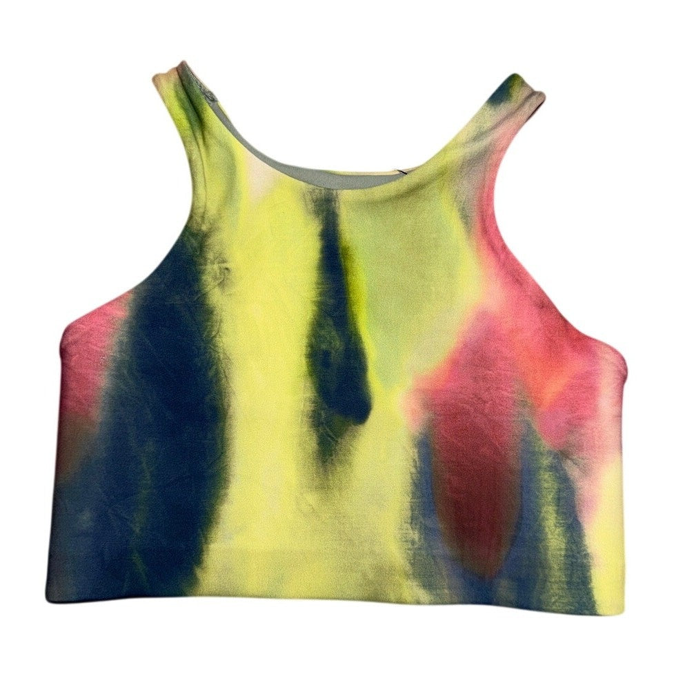 Nike One medium support women's sports bra in multicolor, XS size, with breathable fabric and supportive design.