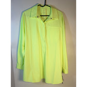 Nike 24.7 Dri-FIT women's training shirt dress in vibrant volt green, large size, lightweight and breathable athletic dress.