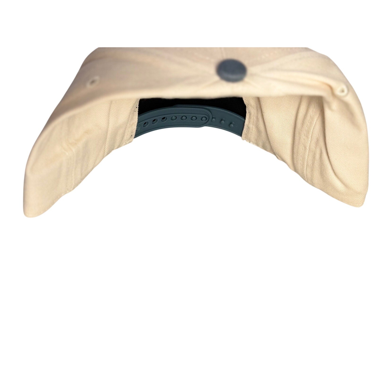 '47 Brand New York Jets adjustable snapback hat in cream gray, featuring NFL team logo and OSFM fit.