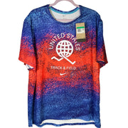 Nike Men’s XL USA Track & Field Dri-FIT Graphic Running Shirt NWT