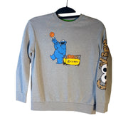 Under Armour Curry x Sesame Street Cookie Monster Youth Sweatshirt Gray YSM
