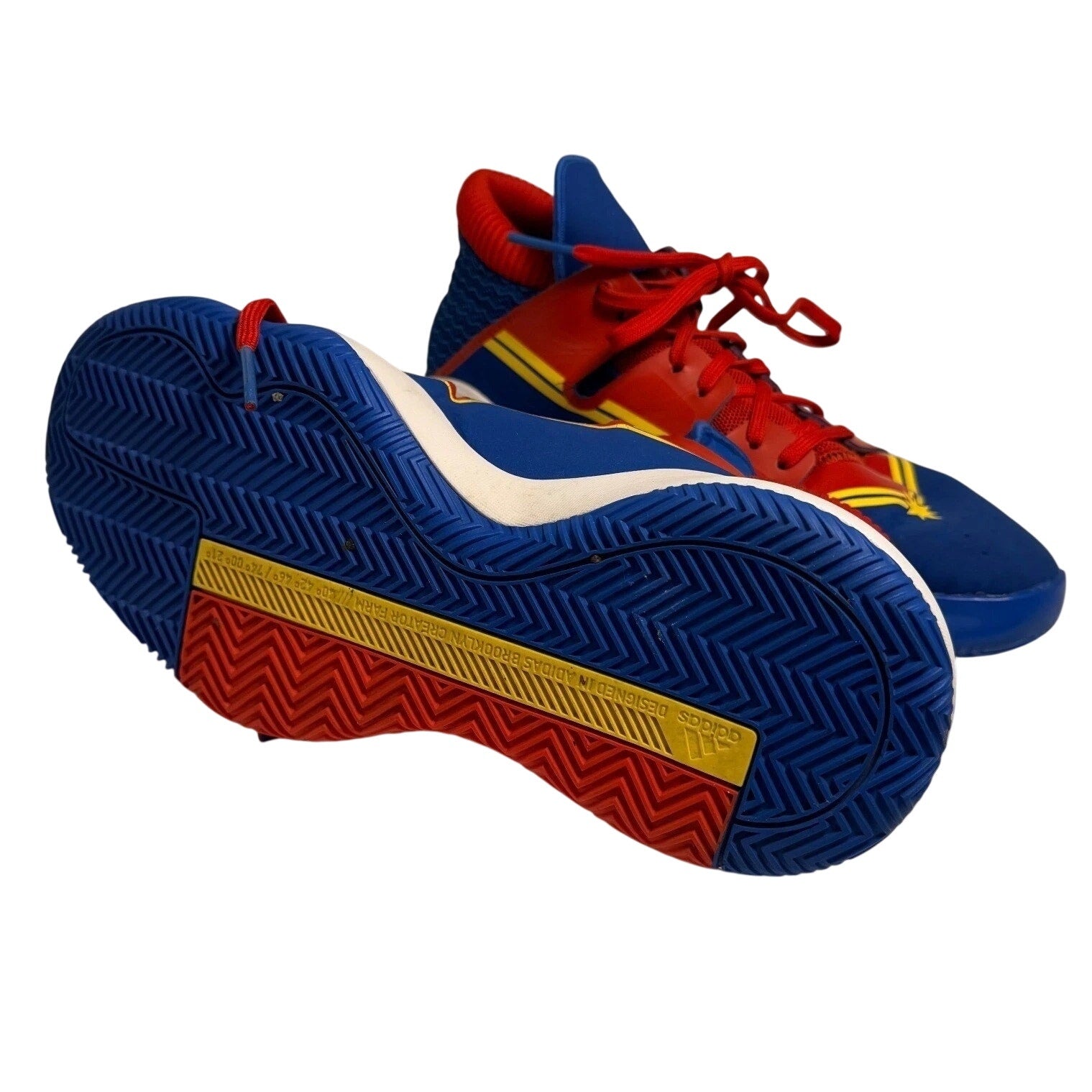 Adidas Pro Vision J Captain Marvel Avengers Basketball Shoes EG2628 Size 7