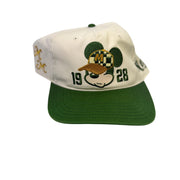 Neff Disney Mickey Mouse 1928 snapback hat in cream and green colors, featuring a Mickey Mouse design, new with tags.