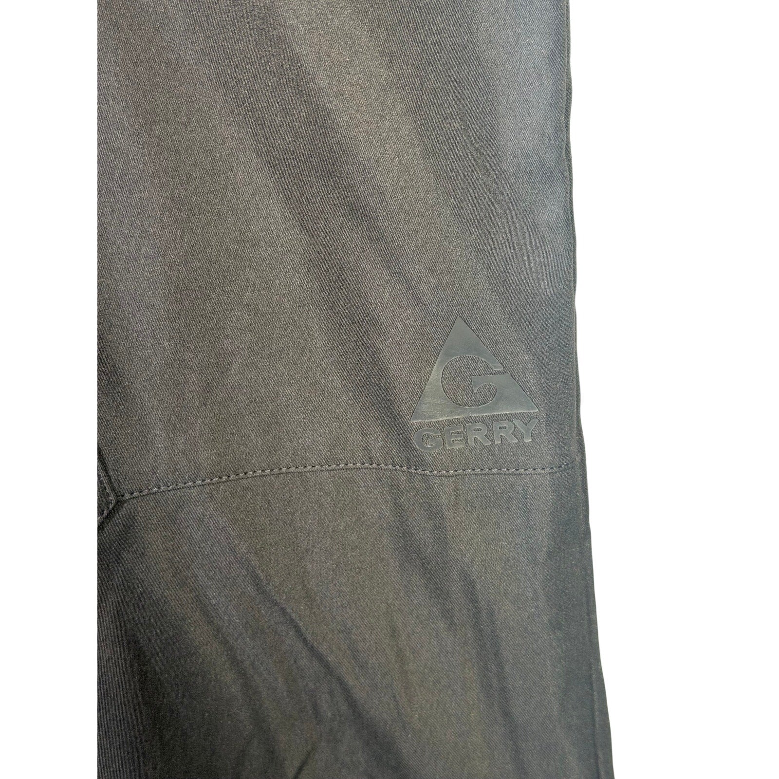 Gerry men's black insulated snow ski pants in size XXL with waterproof fabric and adjustable waistband, designed for winter sports.