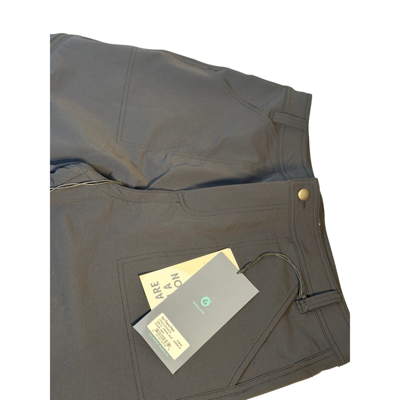 Black Gnara Go There women's outdoor hiking pants, size 12, with 30.75-inch inseam, new with tags.