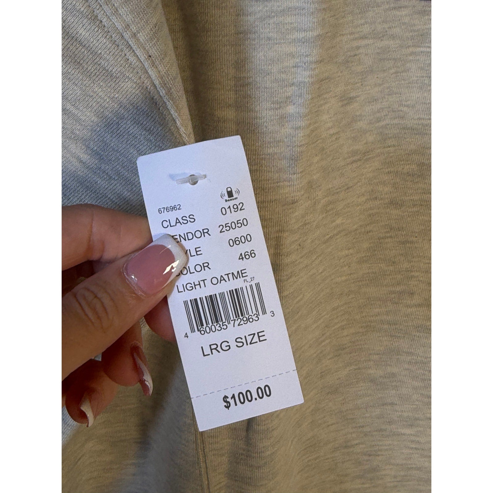 Fear of God ESSENTIALS men's light oatmeal pullover hoodie with logo, casual sweatshirt, comfortable and stylish for everyday wear.