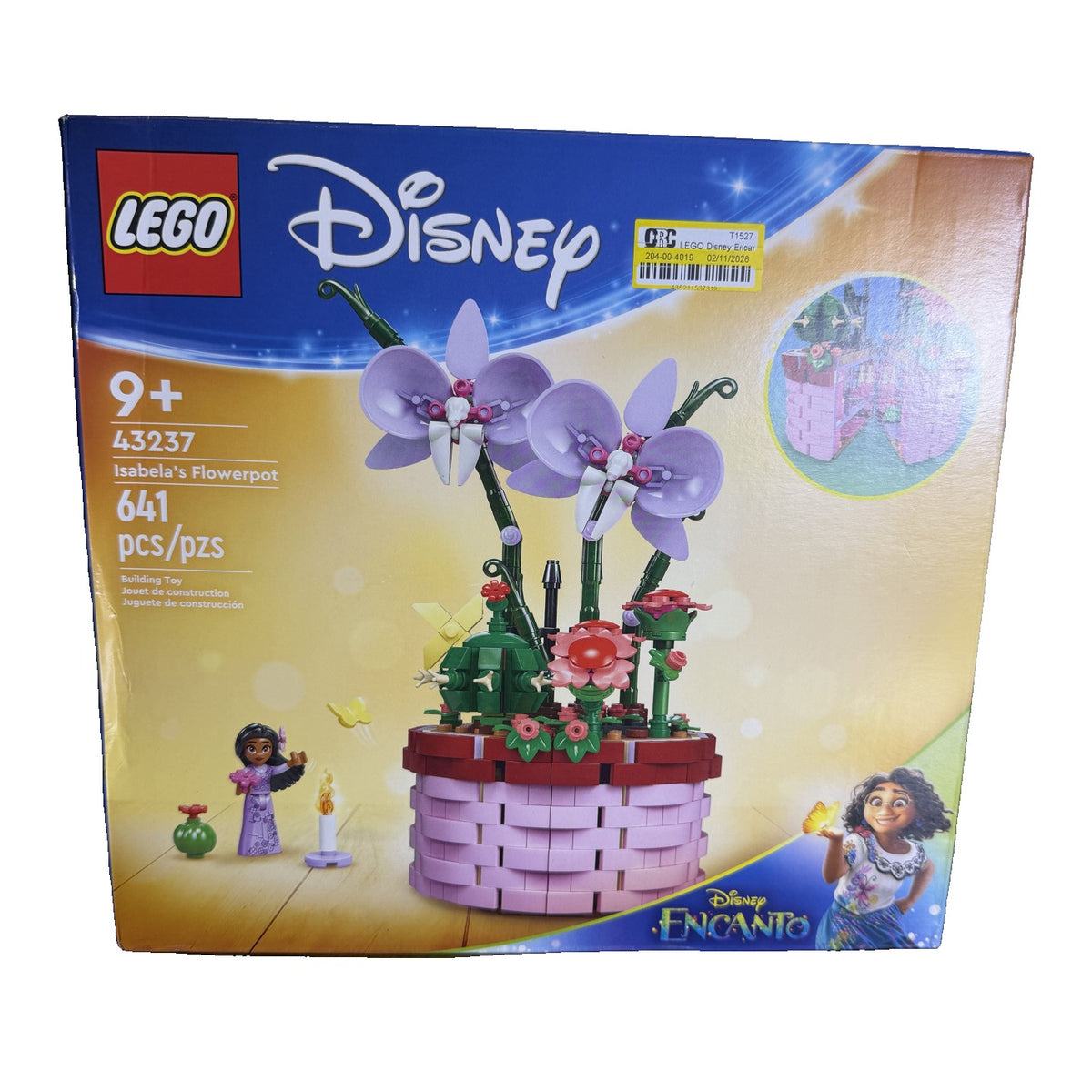 LEGO Disney Encanto Isabela's Flowerpot 43237 641 Pieces New in Box