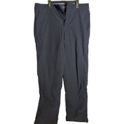 Black Gerry men's fleece-lined stretch pants in size 32x32, showing the fabric and fit on a mannequin.