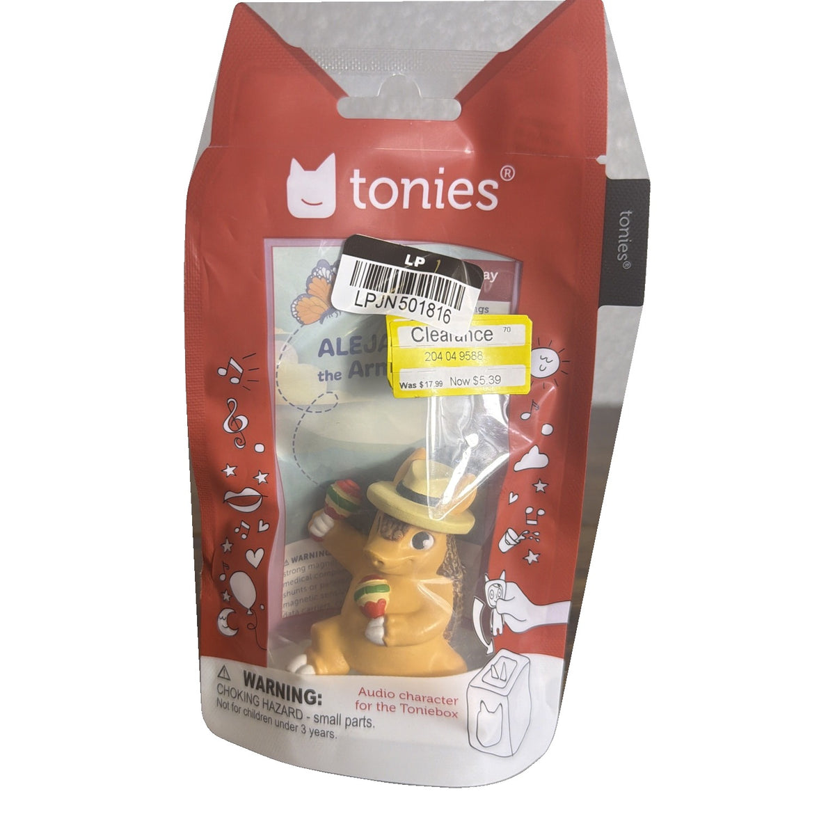 Tonies Alejandro the Armadillo Audio Play Audio Character New