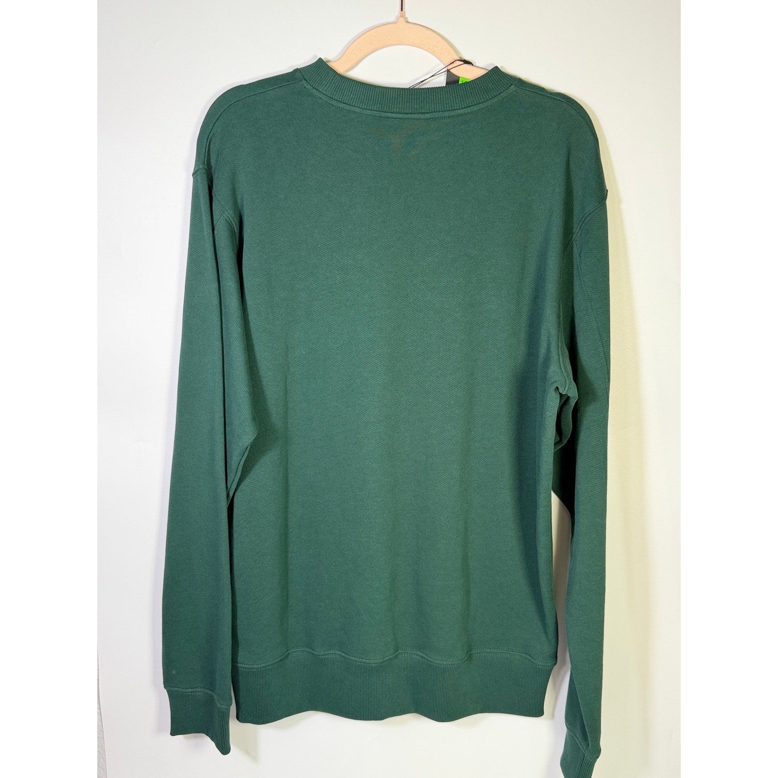 Bad Birdie Pine Grove embroidered golf fleece crewneck sweatshirt for men, XL size, showing front view with embroidered design.