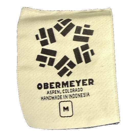 Men's Obermeyer Explorer Tech Crew Pullover in Blue Nights, medium, showing the textured fabric and relaxed fit.