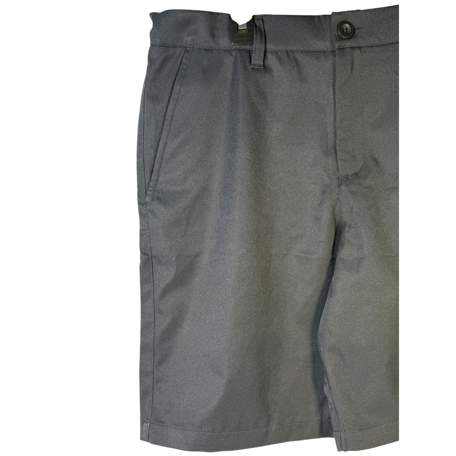 Youth boys Under Armour Match Play golf shorts in black, performance stretch fabric, YXL size, new with tags.