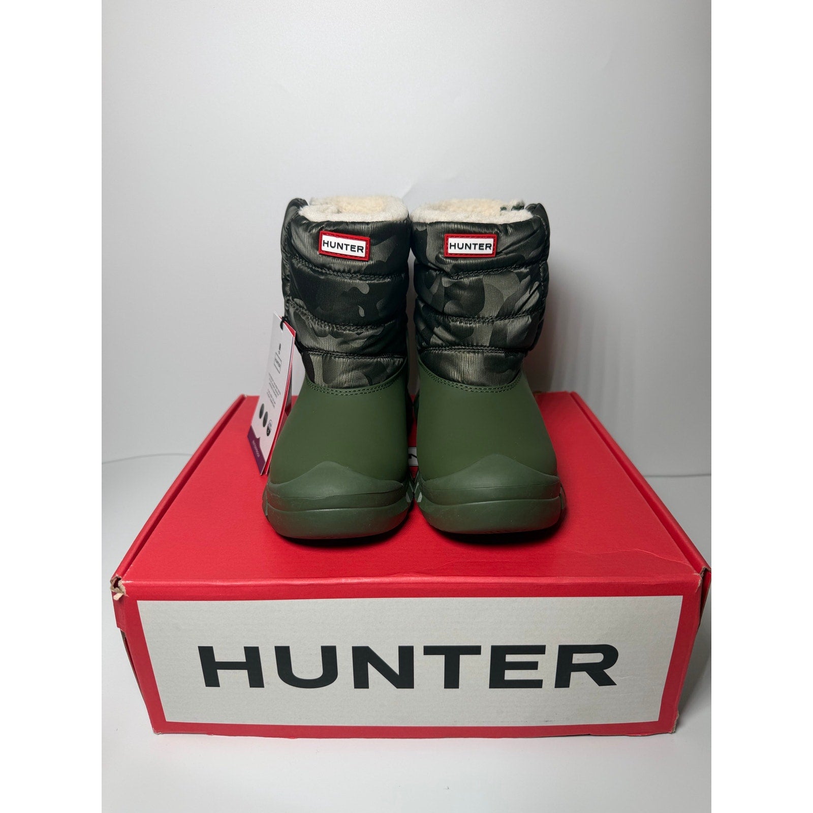 Hunter Intrepid Reflective Camo Snow Boots – Toddler Size 13