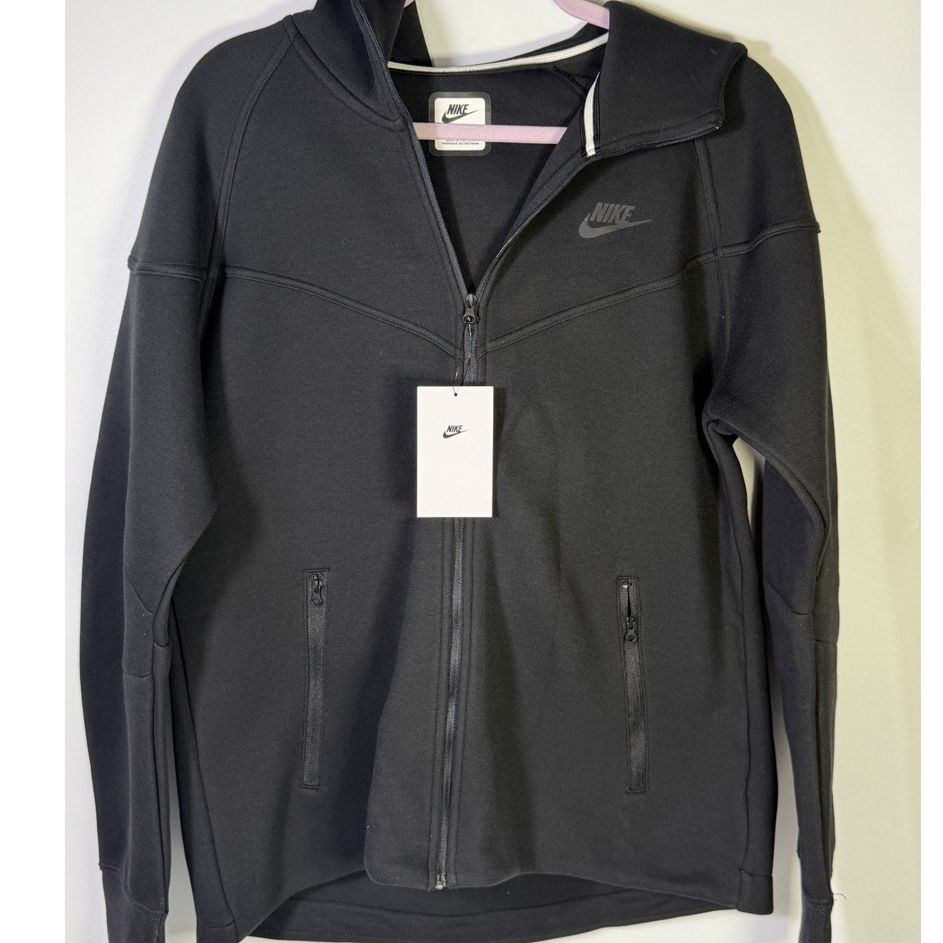 Nike Women’s Tech Fleece Windrunner Full-Zip Hoodie Black Size Large NWT