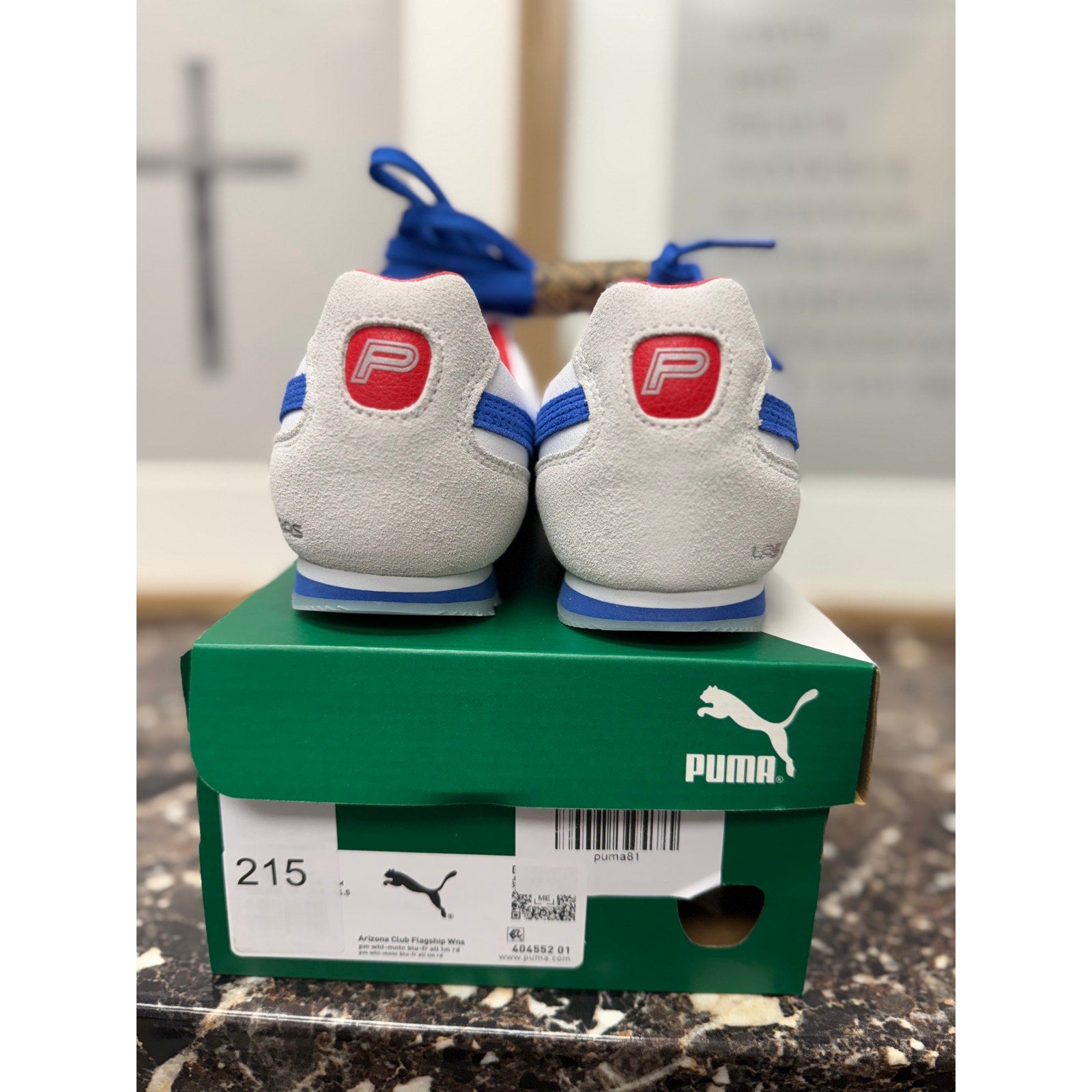 PUMA Arizona Club Flagship WNS Las Vegas limited edition sneakers for women, size 8, featuring stylish design details.