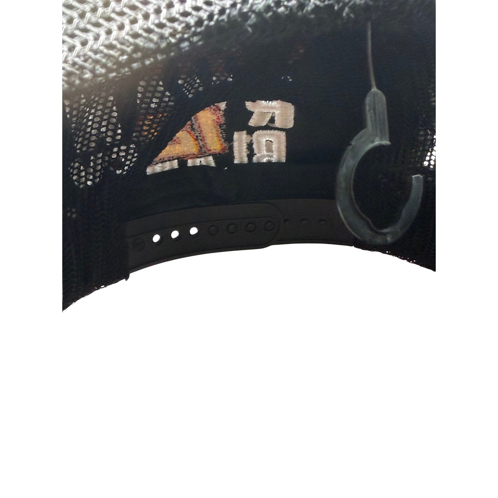 Black NASCAR Ryan Blaney #12 Team Penske ’47 Trucker Snapback Hat featuring a mesh back and adjustable snap closure.