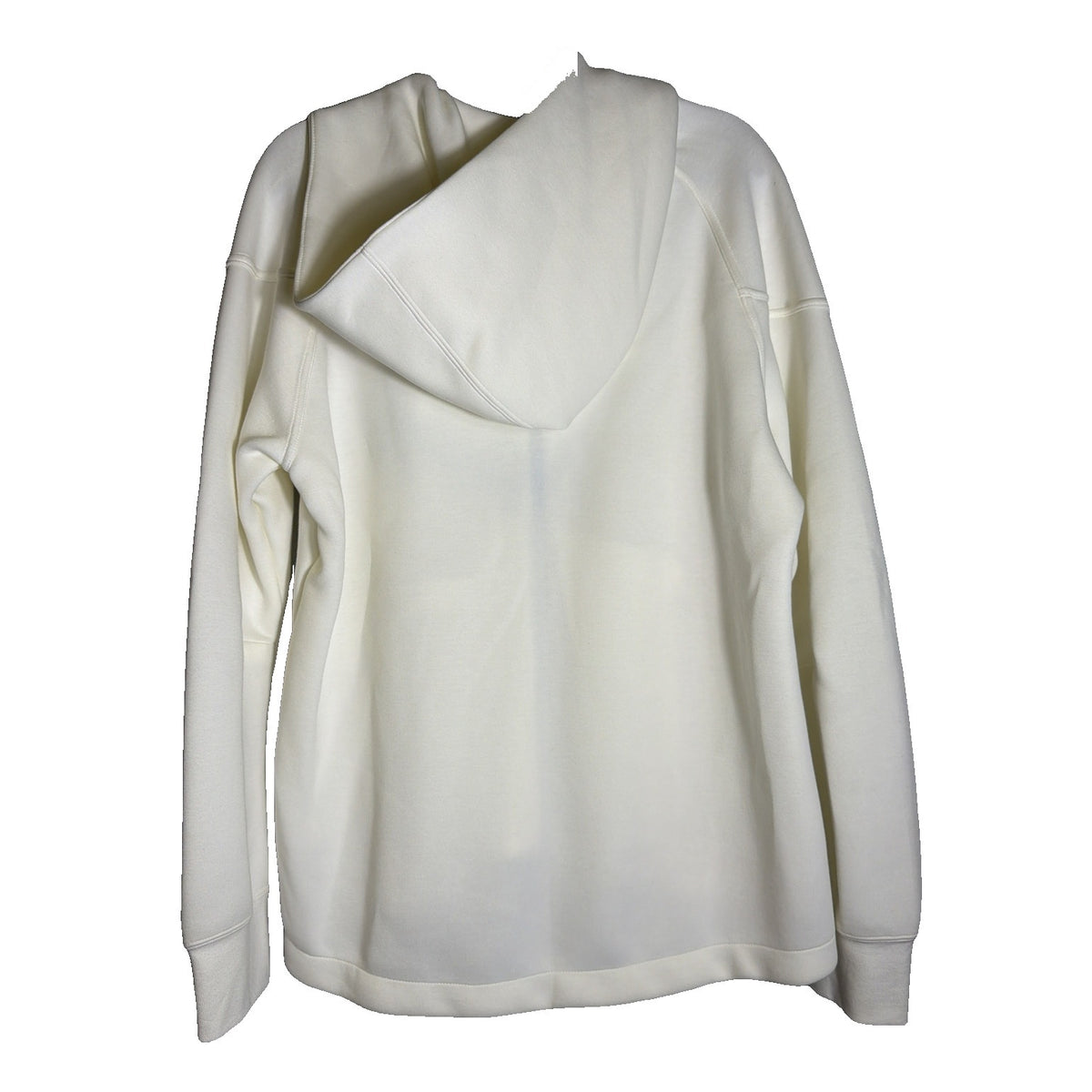 Nike Sportswear Tech Fleece Windrunner women's full-zip hoodie in ivory, size XL, displayed in a product image.