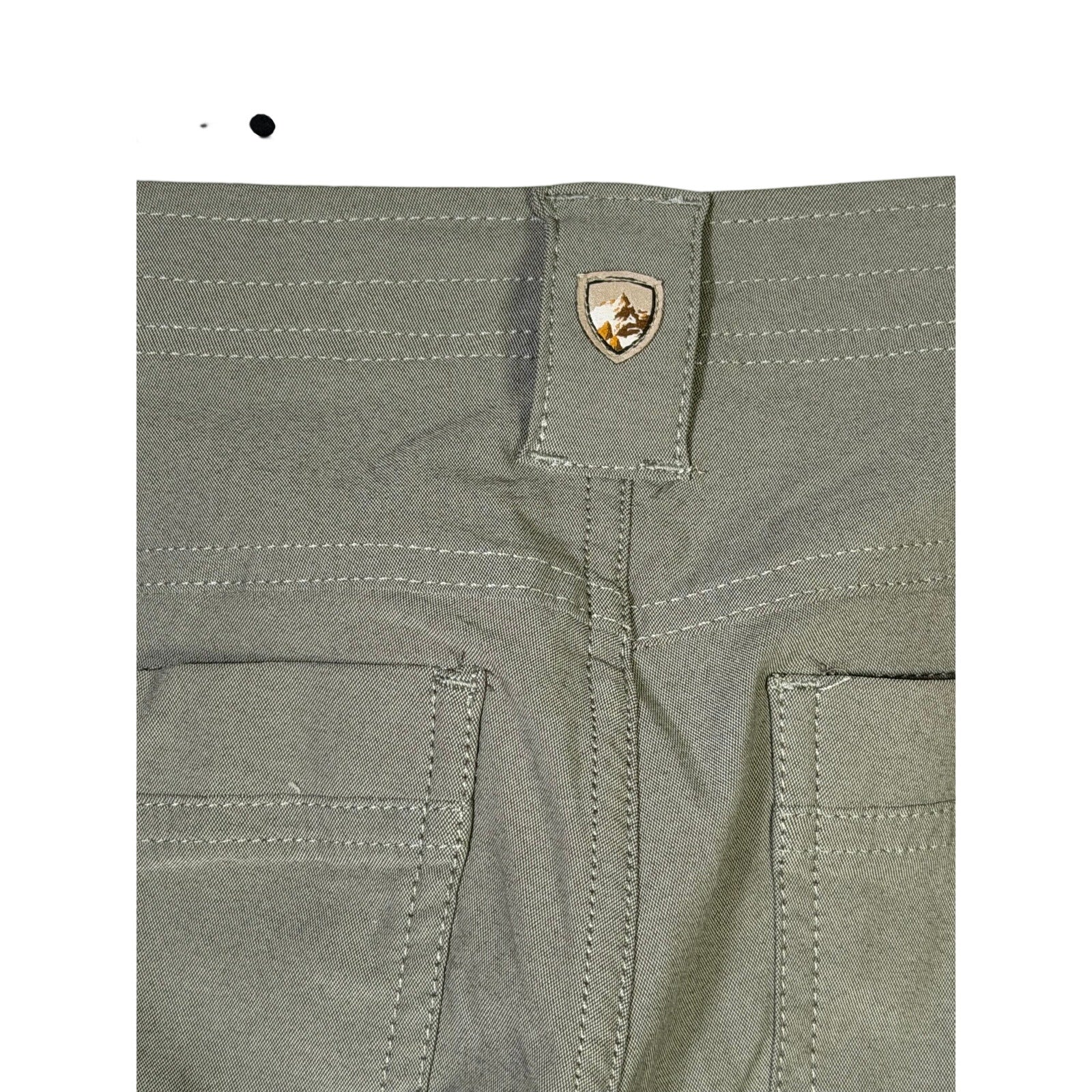 KÜHL women's gray hiking performance pants size 12 long, lightweight and durable outdoor pants for hiking and active wear.