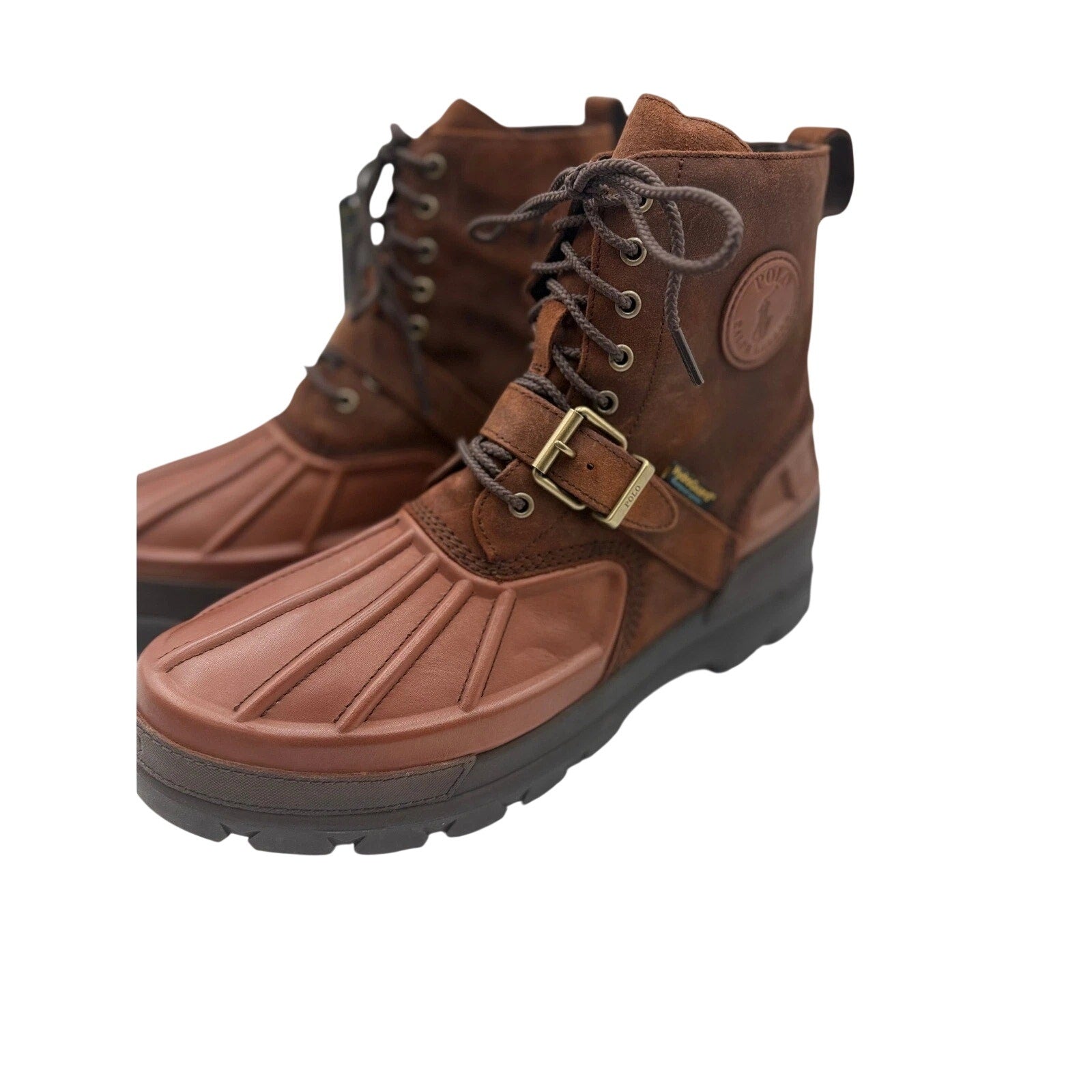 NWT POLO RALPH LAUREN Men's 14D Oslo High Waterproof Leather-Suede Boot
