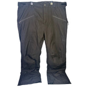 Gerry men's black insulated snow ski pants in size XXL, showing the front view with adjustable waistband and snow-resistant fabric.