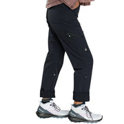 Black Gnara Go There Pants for women, size 00, featuring a GoFly® zipper, styled with a relaxed fit and sleek design.