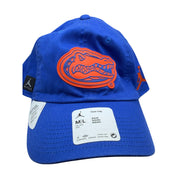Royal blue Jordan NCAA Florida Gators hat, adjustable club cap for adults, new with tags, featuring team logo and classic design.