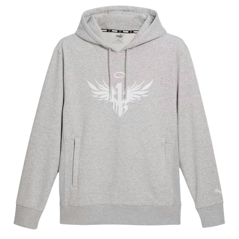 Puma X Melo graphic men's XXL hoodie featuring LaMelo Ball design, with bold graphics and comfortable pullover style.