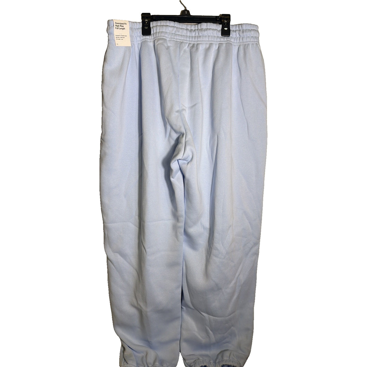 Nike Sportswear Phoenix fleece high-waisted oversized women's sweatpants in light blue, XL, with a relaxed fit and soft fleece fabric.