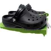 Crocs Kids Children’s Toddler Clogs Black Size C7 NWT