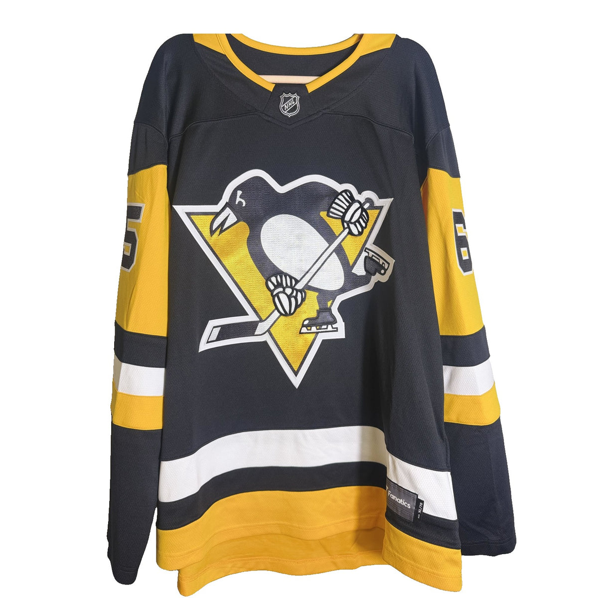 Fanatics Pittsburgh Penguins Erik Karlsson #65 Home Breakaway Jersey Men's XL